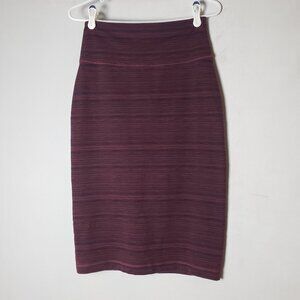 Lululemon Tube and From Purple Striped Skirt Pencil Fit with High Waist Size 8